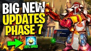 NEW Phase 7 Updates, Tier Sets, Raids, Items, and MORE!