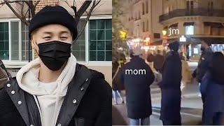 With his extended family, Jimin and his parents were spotted in the capital, welcoming Christmas?