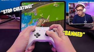 I used a CONTROLLER in this Fortnite Mobile Tournament...