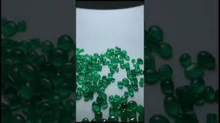 Natural Emerald Cabechoon | Loose Gemstones for Jewelry #crystal #gemstone #naturalgems #rocks