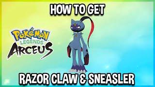 How To Get Razor Claw, Hisuian Sneasel & Sneasler in Pokémon Legends Arceus