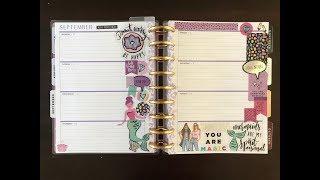 PLAN WITH ME | September 2 - 8 | Glam Functional Planning | Horizontal Classic Happy Planner