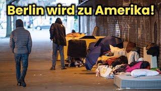 Berlin verwandelt sich zu einer Obdachlosen Oase!  POLITIK SCHAUT WEG!