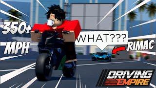 I Built The Fastest Motorcycle In Driving Empire!!!