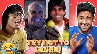 TRY NOT TO LAUGH WITH @souravjoshivlogs7028  (FUNNY MEMES)