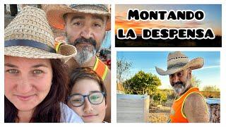 #43 MONTAMOS LA DESPENSA / Primeros dias en la finca pintamos ️/ ASI ESTAN LOS ANIMALES ️