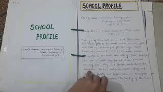 SCHOOL PROFILE FILE| D.el.ed(1st year) SIP File| Session (2021-23)|JBT HARYANA