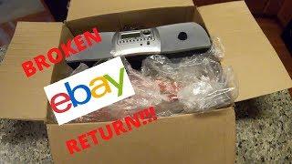 Ebay buyer returned broken item and expects full refund! Who will ebay side with?