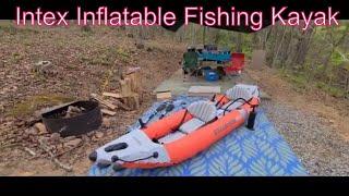 Inflatable Tandem Fishing Kayak K2 Intex