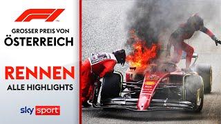 Feuer-Ferrari in Spielberg | Rennen - Highlights | Großer Preis von Österreich | Formel 1