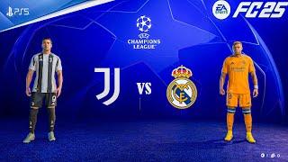 FC 25 - Real Madrid Vs Juventus - Ft. Mbappe| UEFA UCL 24/25 FINAL | 4K PS5™ [4K60]