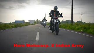 Indian Army Riding the Hero Mavrick 440 And Xpluse 200 4V 🫣