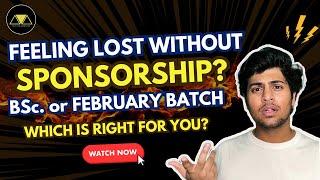 NO SPONSORSHIP YET? WHAT TO DO NOW? BSC OR FEB BATCH? BM MERCHANT NAVY