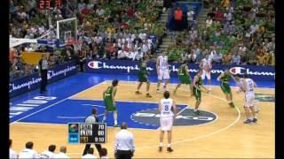 Euro Basket 2011 LTU - SRB M.Pocius Amazing Dunk
