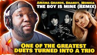 Ariana Grande, Brandy, Monica - the boy is mine (Remix) (Official Lyric Video) | Reaction