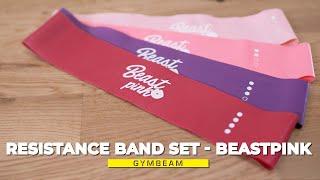Resistance Band Set - BeastPink l GymBeam
