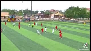 hafiz Ibrahim controling the pitch with his skills and scoring goals.