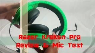 Razer Kraken Pro Review and Mic Test|BEST GAMING HEADSET!