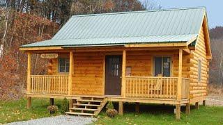 Find Peace and Quiet in the Mountaineer Log Cabin