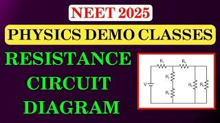 NEET 2025 Physics Demo Class-1 | Resistance Circuit Diagram | Vishnu's Smart Info