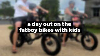 A day out on the Fatboy Bikes with kids