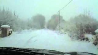 Driving in the snow