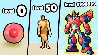 Evolving into MAX LEVEL HUMAN in Merge Evolution!