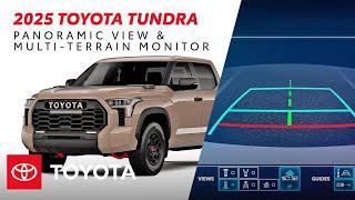 2025 Toyota Tundra: Explore Visibility with Panoramic & Multi-Terrain Monitor | Drive-Off Essentials