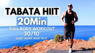 Tabata 20Min Hiit Full Body WORKOUT / Tabata 30/10 / NO REPEAT 