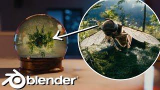Bee to City: Realistic Macro Zoom Out Animation in Blender