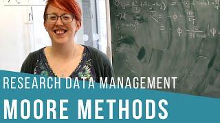 Moore Methods - Research Data Management