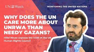 Why does the UN care more about UNRWA than needy Gazans?