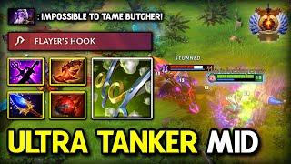 ULTRA TANKER MID Pudge With Heart + overwhelming Build 100% Impossible to Tamed this Butcher DOTA 2