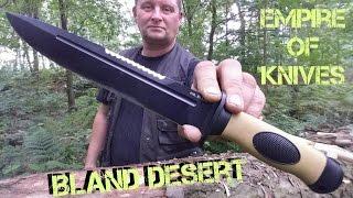 FROM RUSSIA WITH LOVE: Bland Desert Survivalknife by Mr Blade / Empire of Knives / German Review