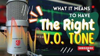 What Having the Right Tone for Voice Over Means