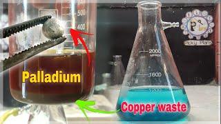 Palladium recovery from Copper waste solution | Stockpot processing for Palladium