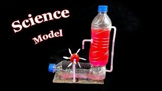 Free Energy Water Turbine | Automatic fountain without electricity with plastic bottles