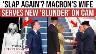 Macron & Wife's 'Cautious' Reactions In Jakarta Spark 'Slap 2.0' Remarks; Actions Raise Questions