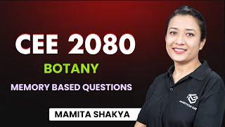 CEE 2080 BOTANY MEMORY BASED QUESTIONS | CEE 2080 | Ambition Guru |