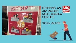 LBC - USA to Manila $15  Air Package Padala Delivery under 10 days