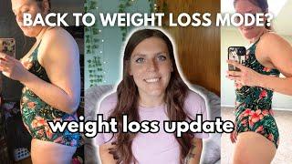 BIG WEIGHT LOSS JOURNEY UPDATE | Back to Weight Loss Mode!