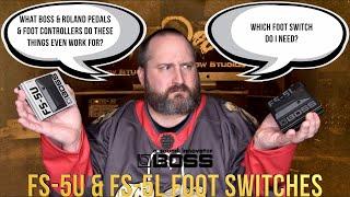 BOSS FS-5L & FS-5U Latching & Momentary Foot Switches