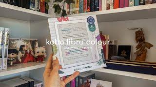  Kobo Libra Colour & Review e-reader + accessories | quick overview  ASMR & aesthetic