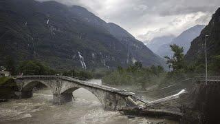 Ливни и паводки на юге Швейцарии: есть жертвы