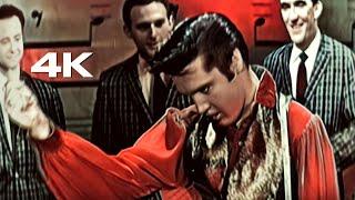 Heartbreak Hotel | Elvis Presley on The Ed Sullivan Show (AI Colorized) 4K Remastered | Jan 6, 1957