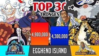 TOP 30 Strongest Characters in Egghead Island power level - SP Senpai 