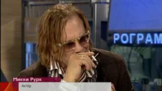 Mickey Rourke Interview on Russian TV