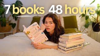 Can I finish my November TBR in 48 HOURS?