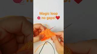 How to knit: MAGIC LOOP with no gaps and holes 
