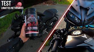 ️ TEST LINGETTE RED OCTOPUS | LES MEILLEURES LINGETTES NETTOYANTE MOTO ?